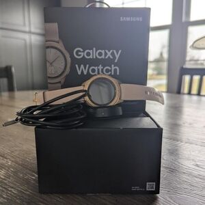 Samsung Galaxy Watch with Gold Bezel